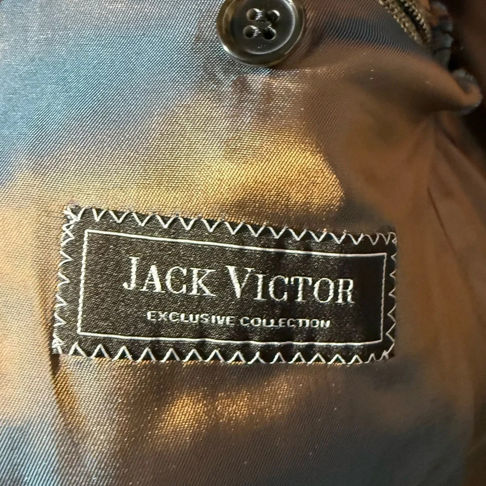 Men's Jack Victor Tan Bamboo Blazer, Size 40